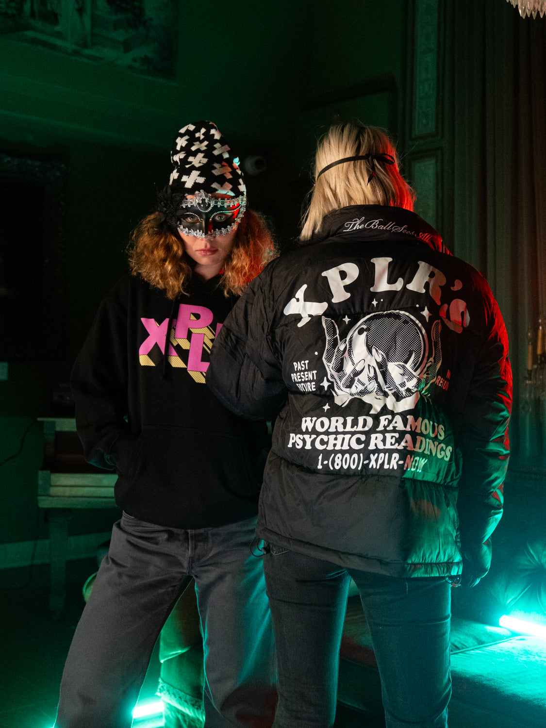 Psychic Reading Puffer Jacket