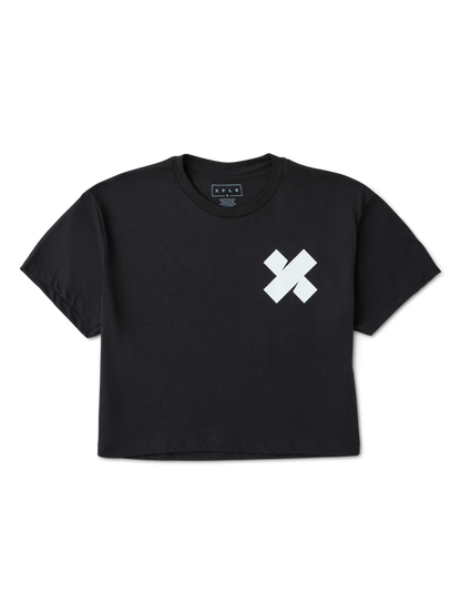 X Logo Crop Tee