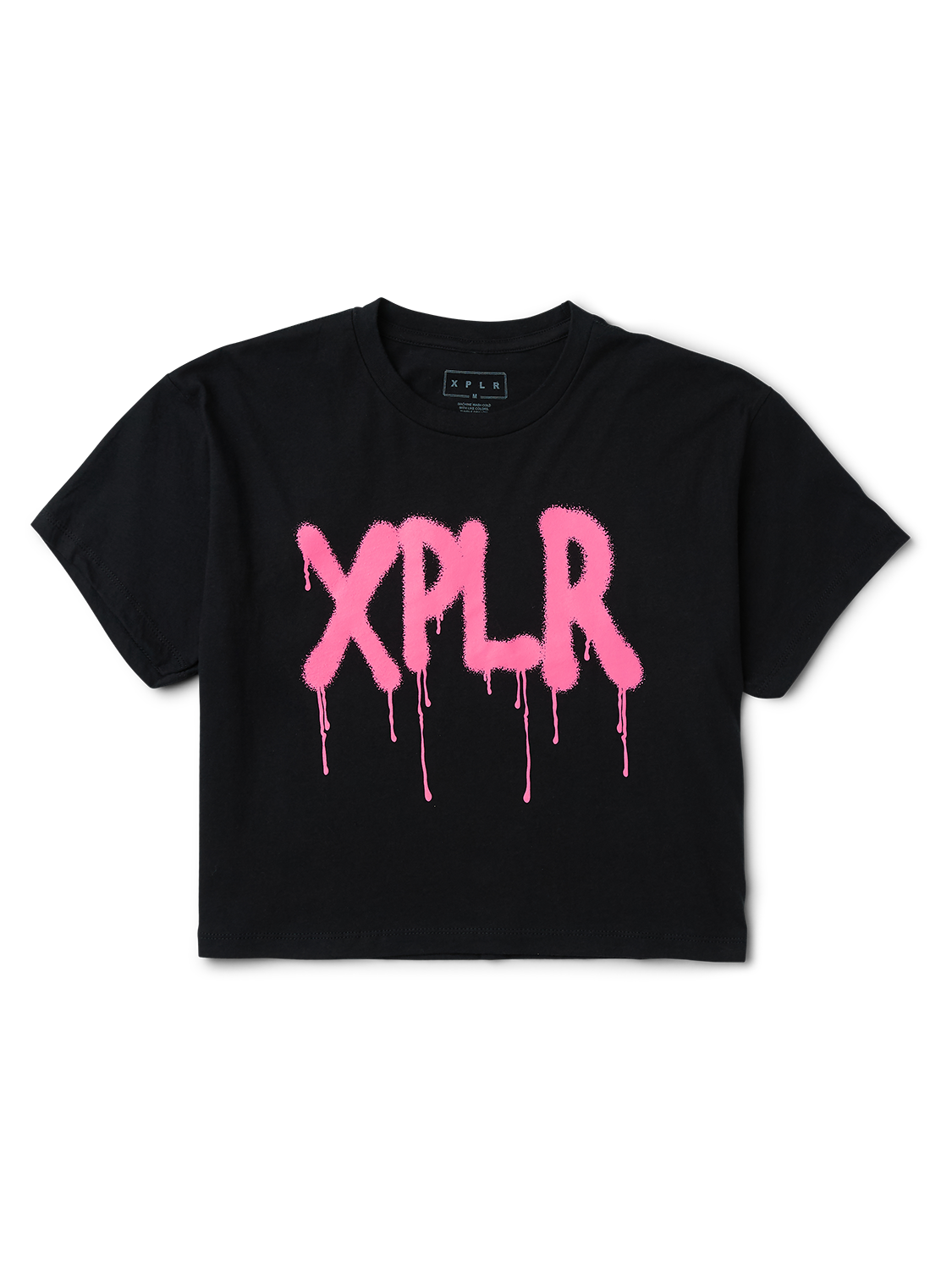 Cropped Graffiti Tee