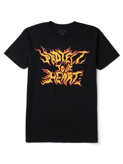 Protect Your Heart Flames Tee