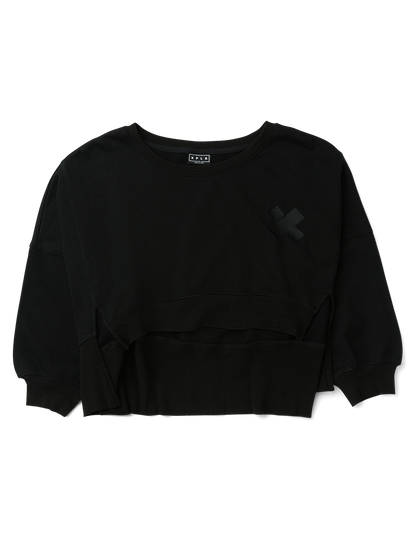 X Cropped Sweatshirt