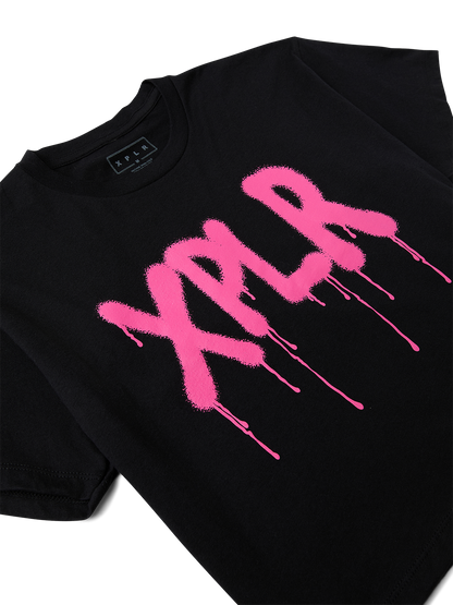 Cropped Graffiti Tee