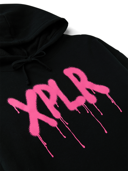 Cropped Graffiti Hoodie