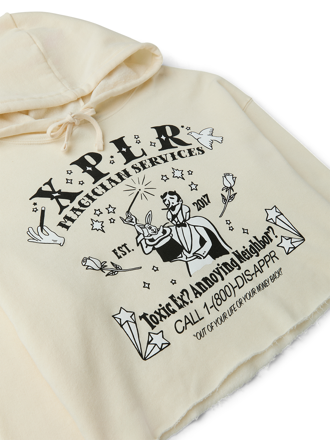 Magician Services Cropped Hoodie