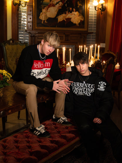 Hello, I'm Possessed Knit Sweater