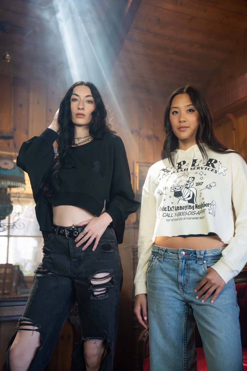X Cropped Sweatshirt