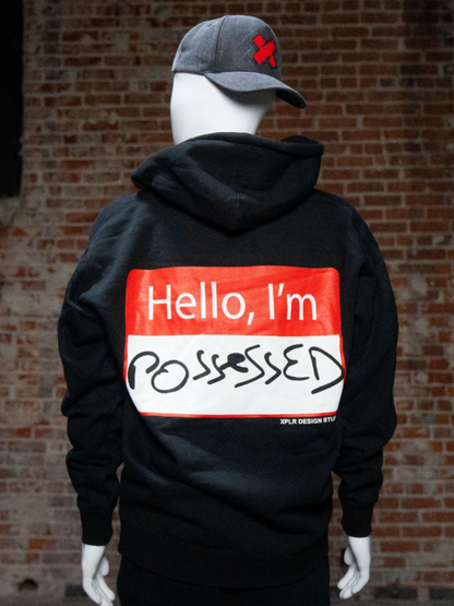 Hello, I'm Possessed Zip Up Hoodie